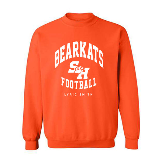 SHSU - NCAA Football : Lyric Smith - Classic Fashion Shersey Crewneck Sweatshirt-0