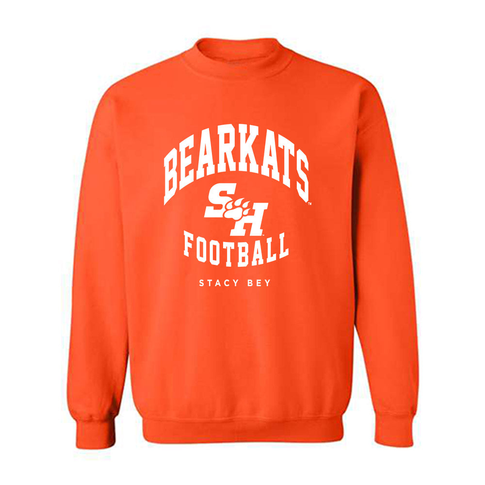 SHSU - NCAA Football : Stacy Bey - Classic Fashion Shersey Crewneck Sweatshirt-0