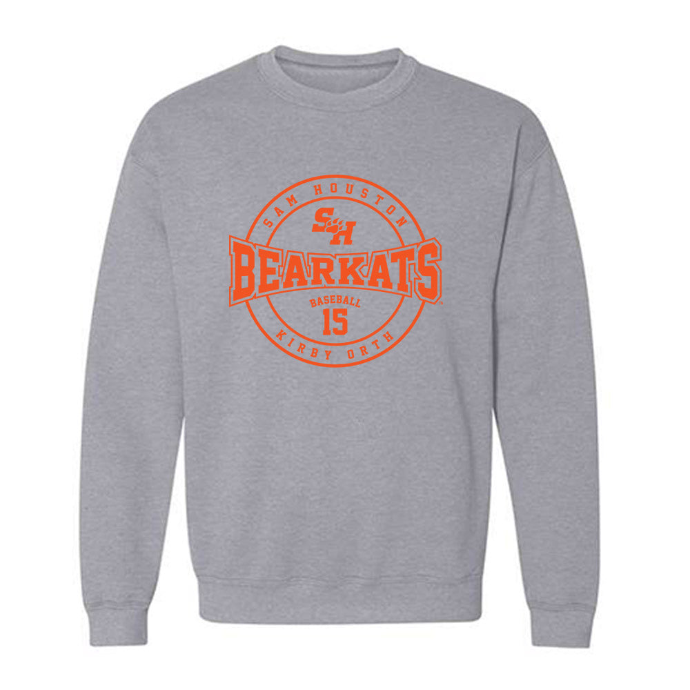 SHSU - NCAA Baseball : Kirby Orth - Classic Fashion Shersey Crewneck Sweatshirt-0