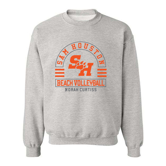 SHSU - NCAA Beach Volleyball : Norah Curtiss - Classic Fashion Shersey Crewneck Sweatshirt-0