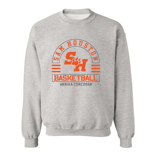 SHSU - NCAA Women's Basketball : annika corcoran - Classic Fashion Shersey Crewneck Sweatshirt-0