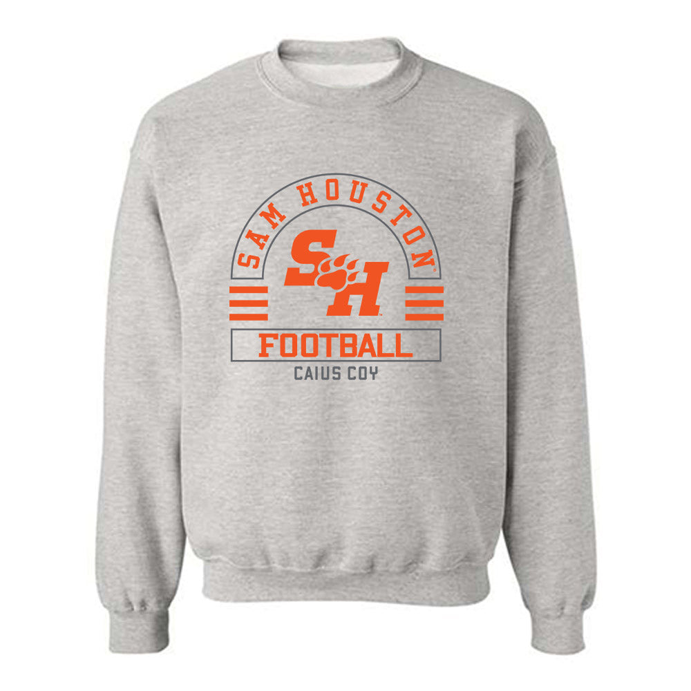 SHSU - NCAA Football : Caius Coy - Classic Fashion Shersey Crewneck Sweatshirt-0