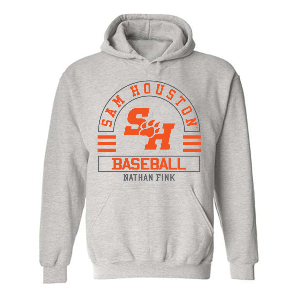 SHSU - NCAA Baseball : Nathan Fink - Classic Fashion Shersey Hooded Sweatshirt-0