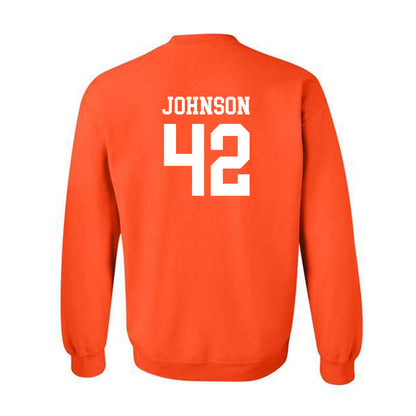 SHSU - NCAA Baseball : Zakery Johnson - Classic Shersey Crewneck Sweatshirt-1