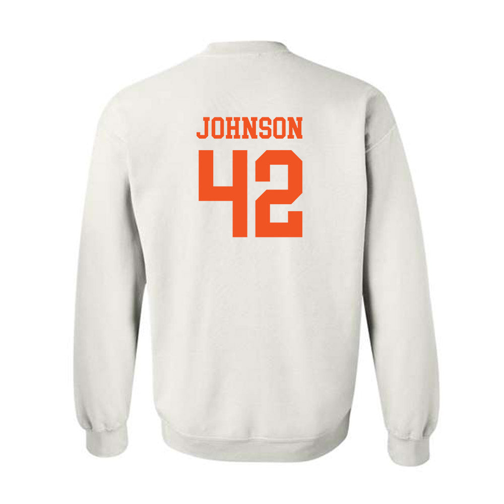 SHSU - NCAA Baseball : Zakery Johnson - Classic Shersey Crewneck Sweatshirt-1