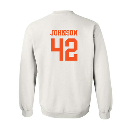 SHSU - NCAA Baseball : Zakery Johnson - Classic Shersey Crewneck Sweatshirt-1
