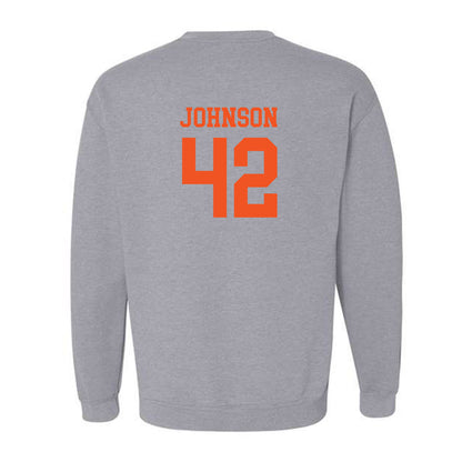 SHSU - NCAA Baseball : Zakery Johnson - Classic Shersey Crewneck Sweatshirt-1