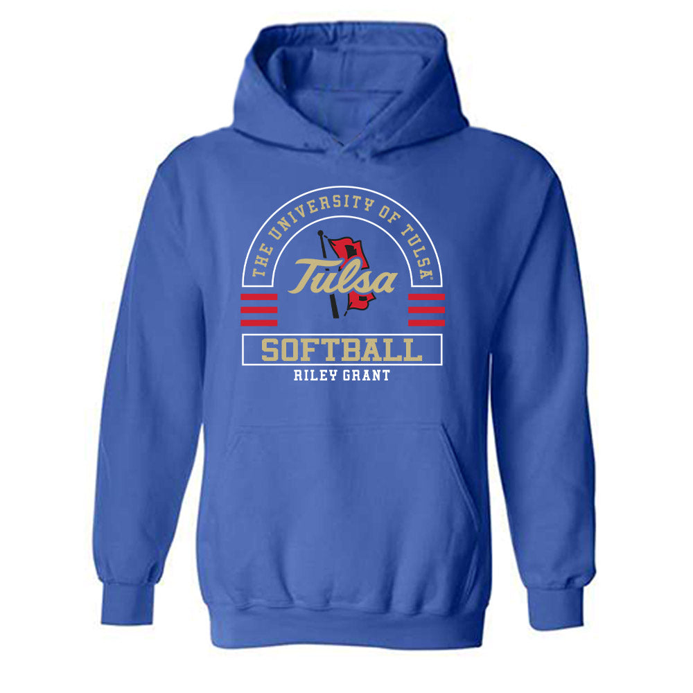 Tulsa - NCAA Softball : Riley Grant - Classic Fashion Shersey Hooded Sweatshirt-0