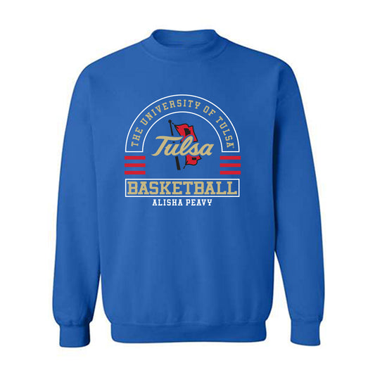 Tulsa - NCAA Women's Basketball : Alisha Peavy - Classic Fashion Shersey Crewneck Sweatshirt-0