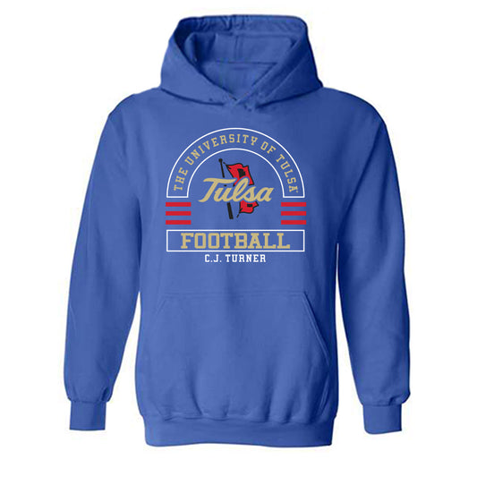 Tulsa - NCAA Football : C.J. Turner - Classic Fashion Shersey Hooded Sweatshirt-0