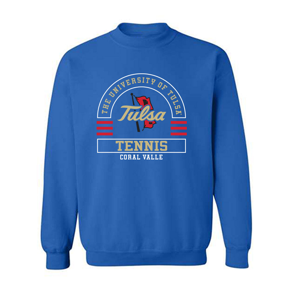 Tulsa - NCAA Women's Tennis : Coral Valle - Classic Fashion Shersey Crewneck Sweatshirt-0