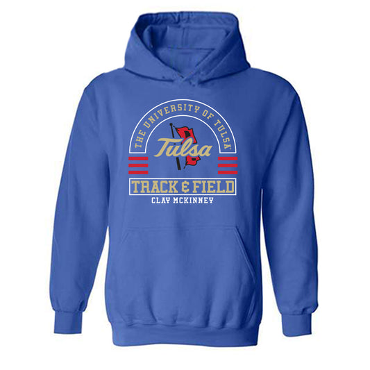 Tulsa - NCAA Men's Track & Field : Clay McKinney - Classic Fashion Shersey Hooded Sweatshirt-0
