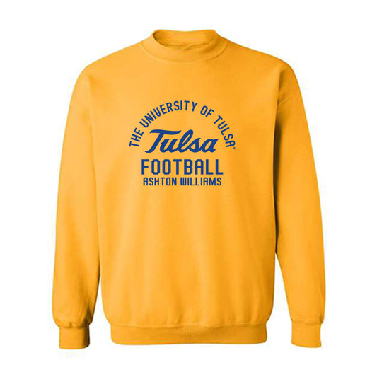 Tulsa - NCAA Football : Ashton Williams - Classic Fashion Shersey Crewneck Sweatshirt-0