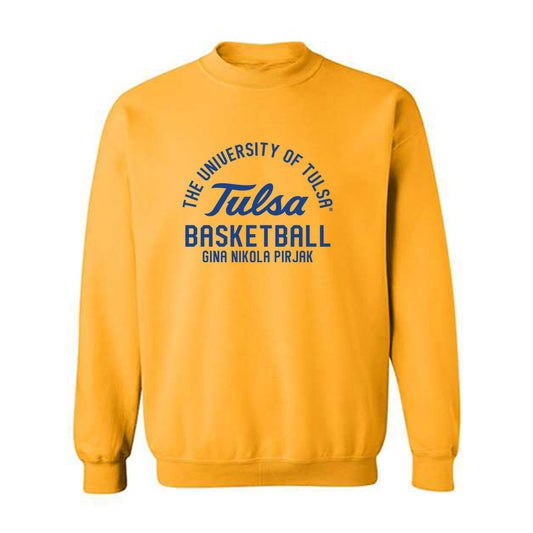 Tulsa - NCAA Women's Basketball : Gina Nikola Pirjak - Classic Fashion Shersey Crewneck Sweatshirt-0