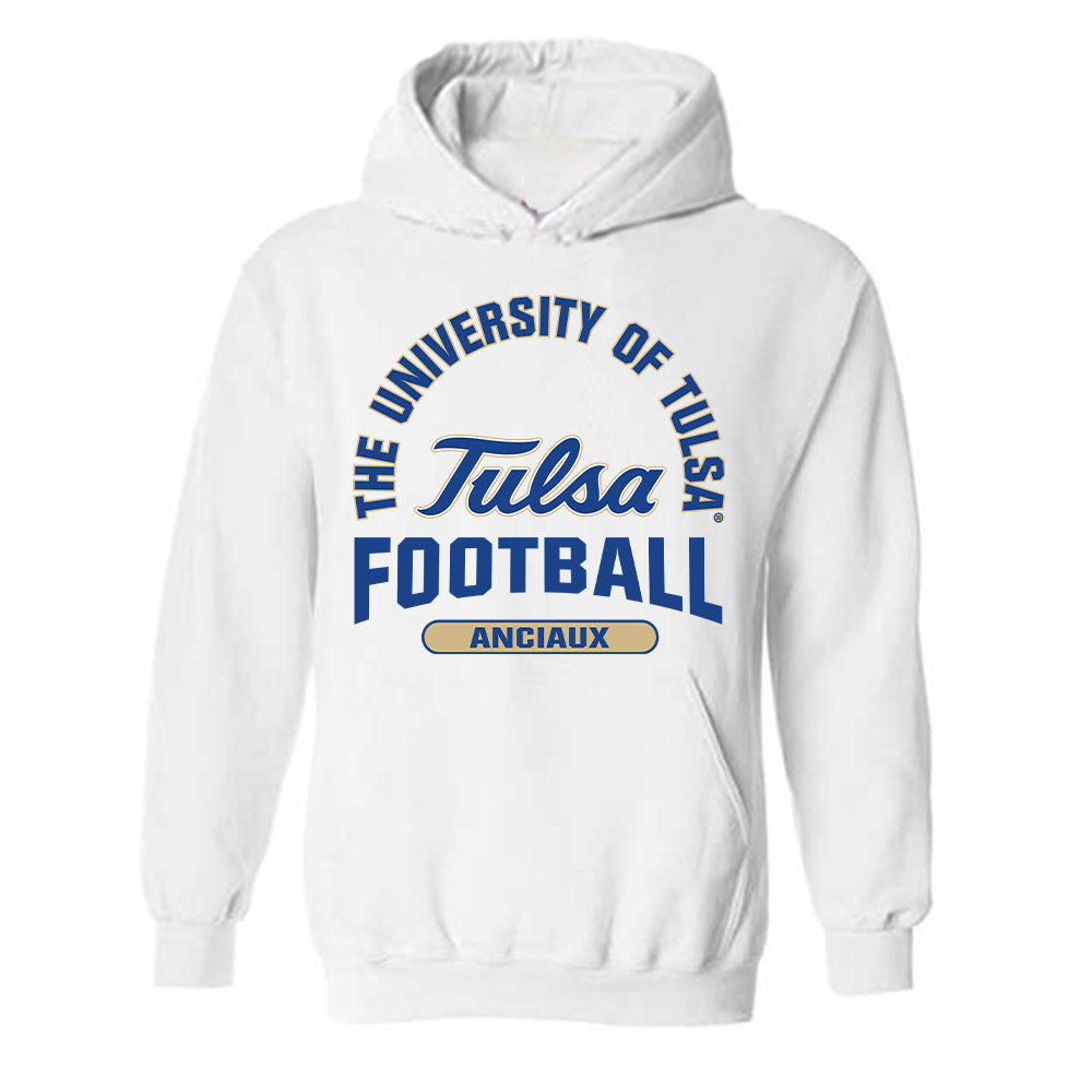 Tulsa - NCAA Football : Nick Anciaux - Classic Fashion Shersey Hooded Sweatshirt-0