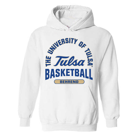 Tulsa - NCAA Men's Basketball : Tyler Behrend - Classic Fashion Shersey Hooded Sweatshirt