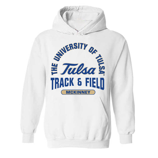 Tulsa - NCAA Men's Track & Field : Clay McKinney - Classic Fashion Shersey Hooded Sweatshirt-0