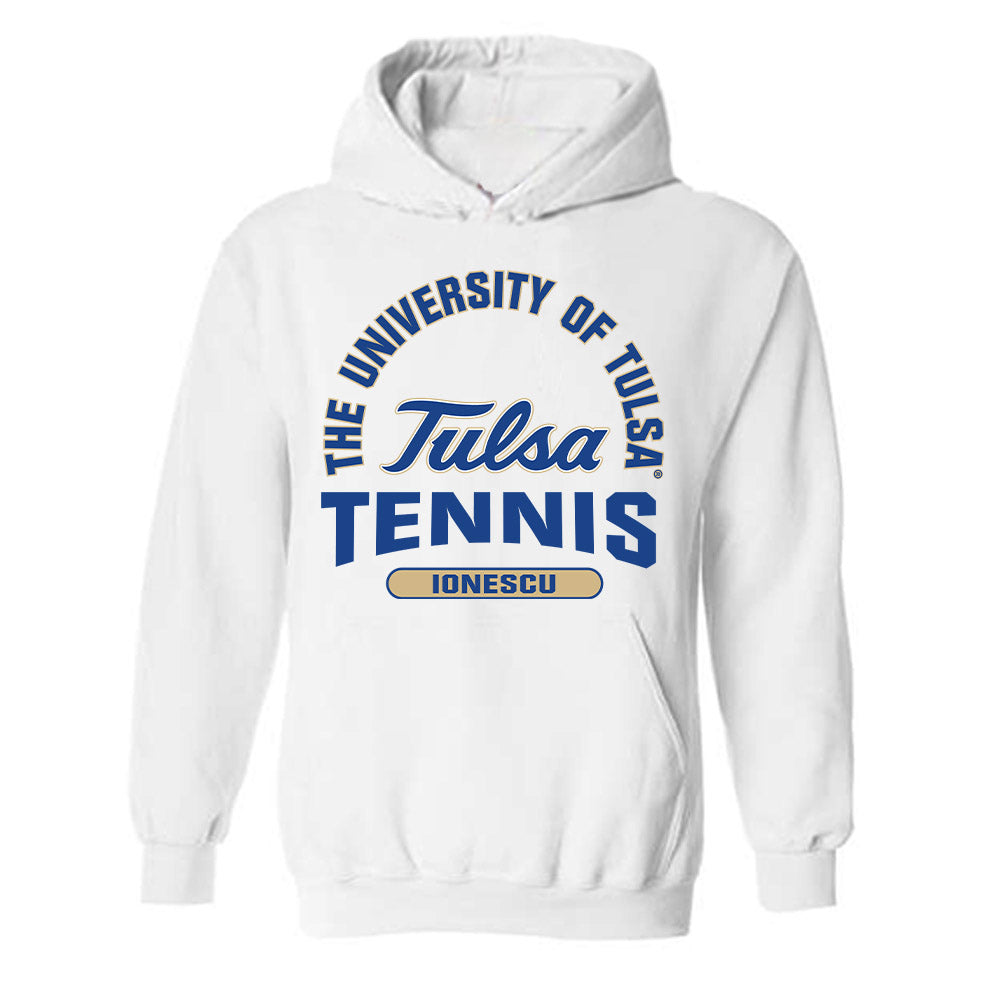 Tulsa - NCAA Women's Tennis : Iulia Andreea Ionescu - Classic Fashion Shersey Hooded Sweatshirt-0