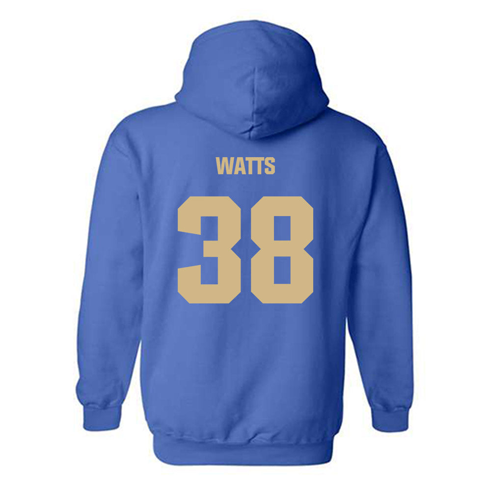 Tulsa - NCAA Football : Jack Watts - Classic Shersey Hooded Sweatshirt-1