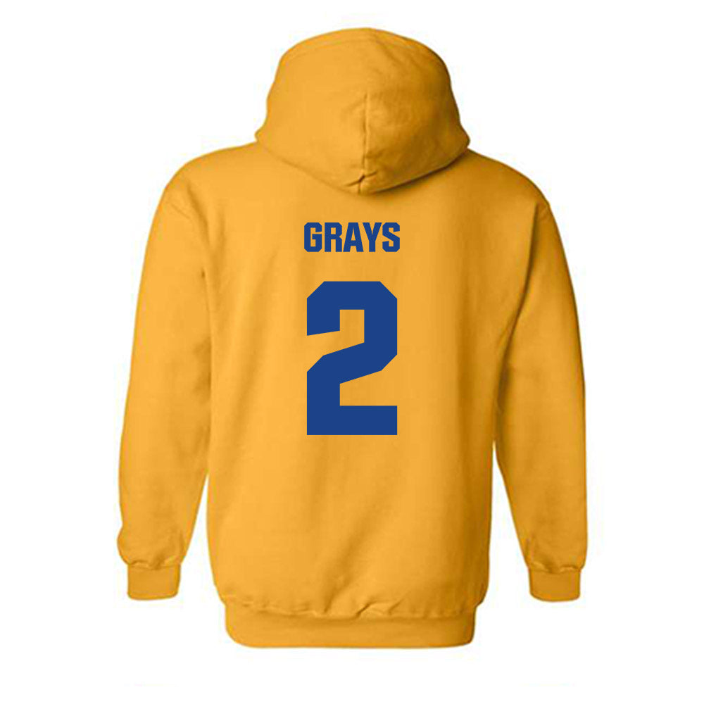 Tulsa - NCAA Women's Basketball : RyLee Grays - Classic Shersey Hooded Sweatshirt-1