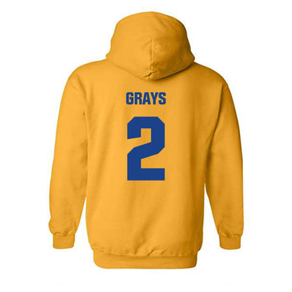 Tulsa - NCAA Women's Basketball : RyLee Grays - Classic Shersey Hooded Sweatshirt-1
