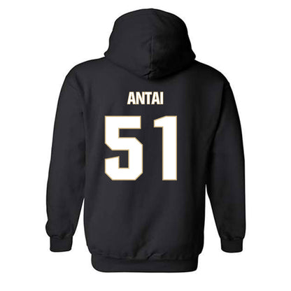 Tulsa - NCAA Football : Javion Antai - Classic Shersey Hooded Sweatshirt-1