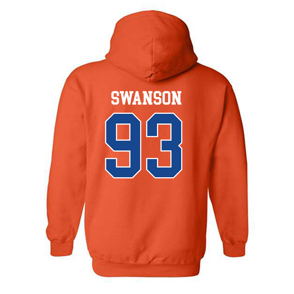 Boise State - NCAA Football : Ryder Swanson - Classic Fashion Shersey Hooded Sweatshirt-1
