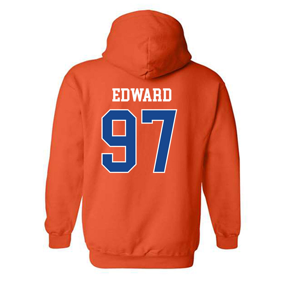 Boise State - NCAA Football : Mikaio Edward - Classic Fashion Shersey Hooded Sweatshirt-1