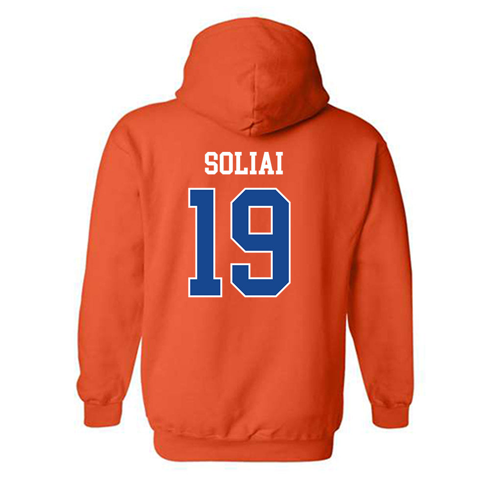 Boise State - NCAA Football : Madden Soliai - Classic Fashion Shersey Hooded Sweatshirt-1