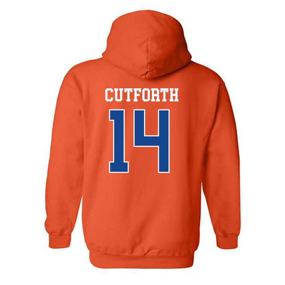 Boise State - NCAA Football : Max Cutforth - Classic Fashion Shersey Hooded Sweatshirt-1
