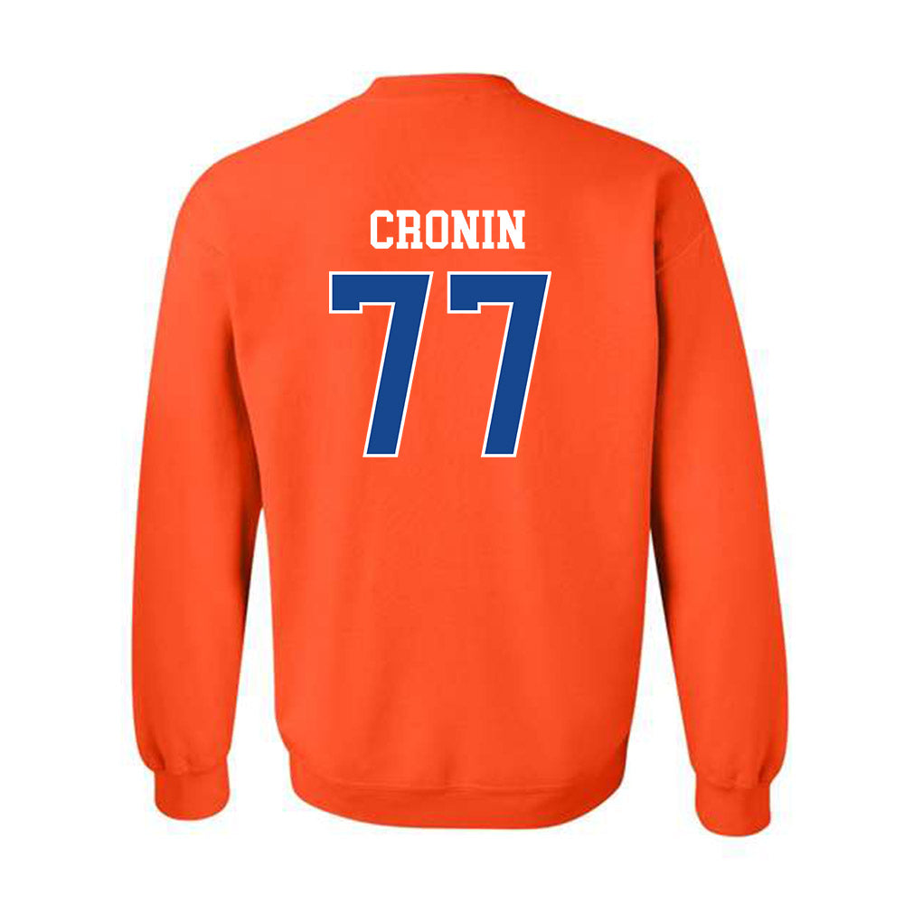 Boise State - NCAA Football : Kole Cronin - Classic Fashion Shersey Crewneck Sweatshirt-1