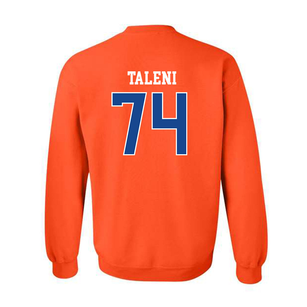 Boise State - NCAA Football : Alma Taleni - Classic Fashion Shersey Crewneck Sweatshirt-1