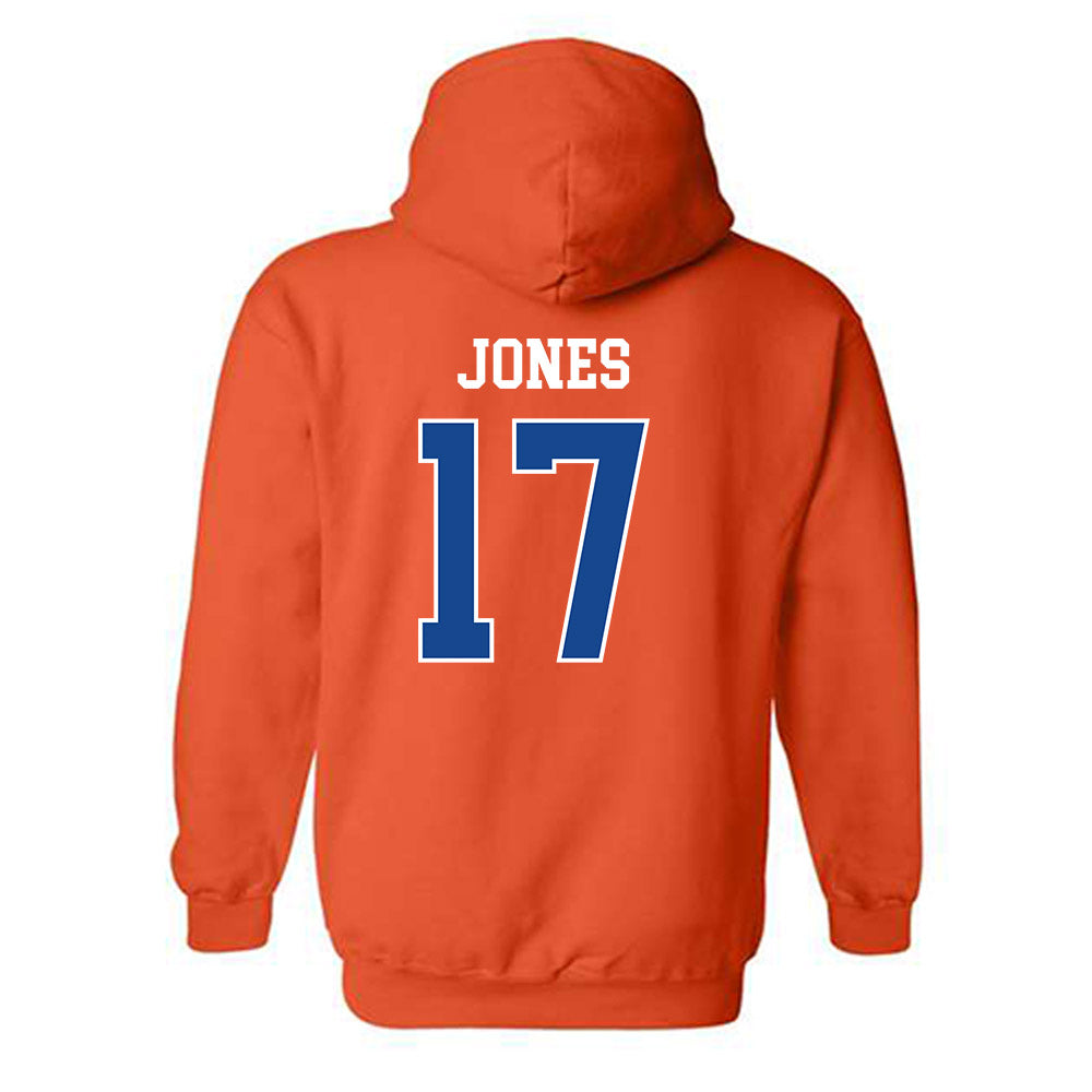 Boise State - NCAA Football : Adrian Jones - Classic Fashion Shersey Hooded Sweatshirt-1