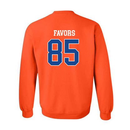 Boise State - NCAA Football : Terrious Favors - Classic Fashion Shersey Crewneck Sweatshirt-1