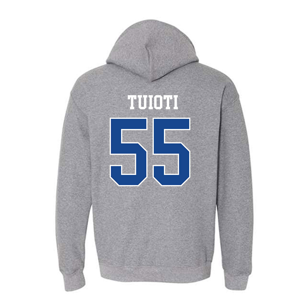 Boise State - NCAA Football : Mana Tuioti - Classic Fashion Shersey Hooded Sweatshirt-1