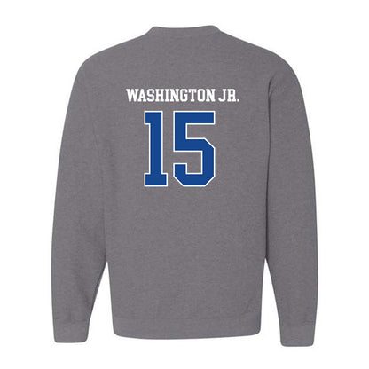 Boise State - NCAA Football : JeRico Washington Jr. - Classic Fashion Shersey Crewneck Sweatshirt-1