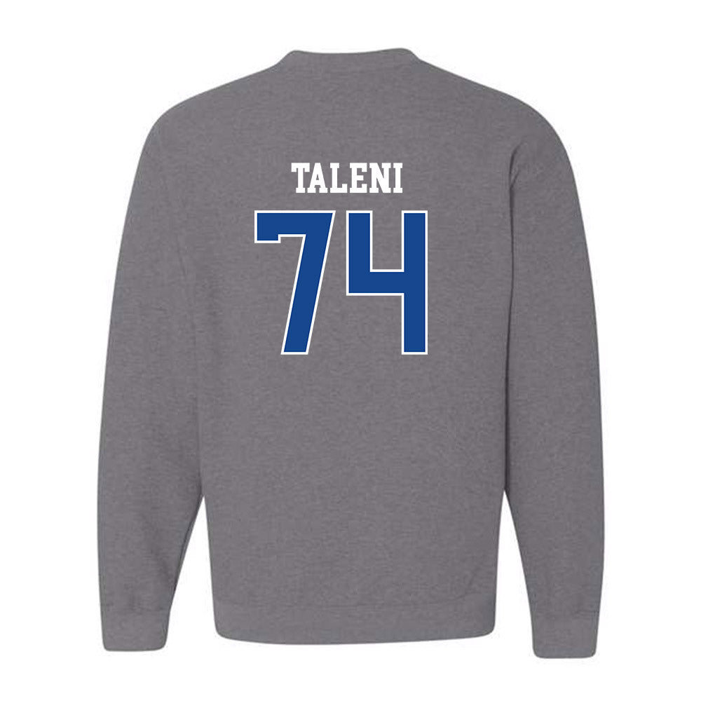 Boise State - NCAA Football : Alma Taleni - Classic Fashion Shersey Crewneck Sweatshirt-1
