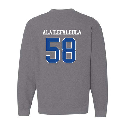 Boise State - NCAA Football : Deuce Alailefaleula - Classic Fashion Shersey Crewneck Sweatshirt-1