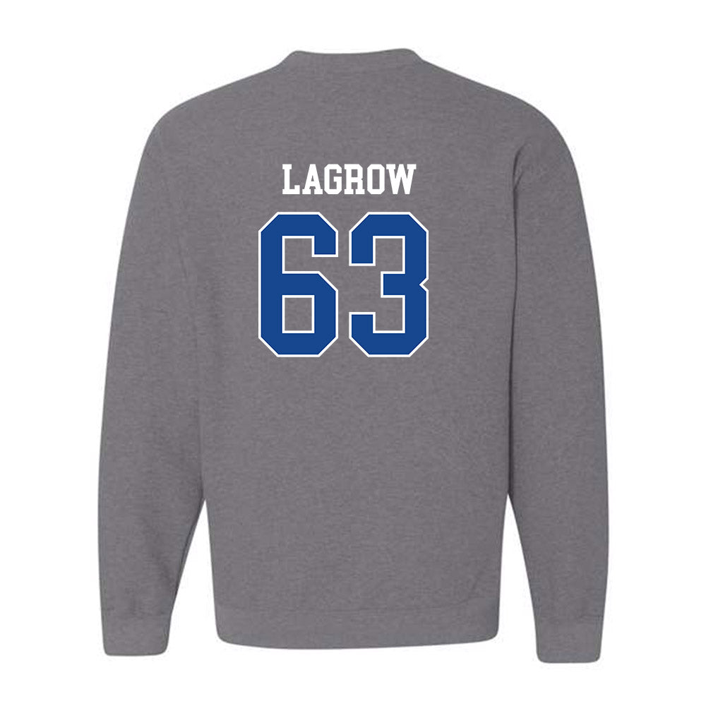 Boise State - NCAA Football : Connor LaGrow - Classic Fashion Shersey Crewneck Sweatshirt-1
