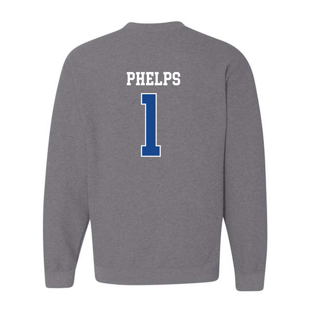 Boise State - NCAA Football : Boen Phelps - Classic Fashion Shersey Crewneck Sweatshirt-1