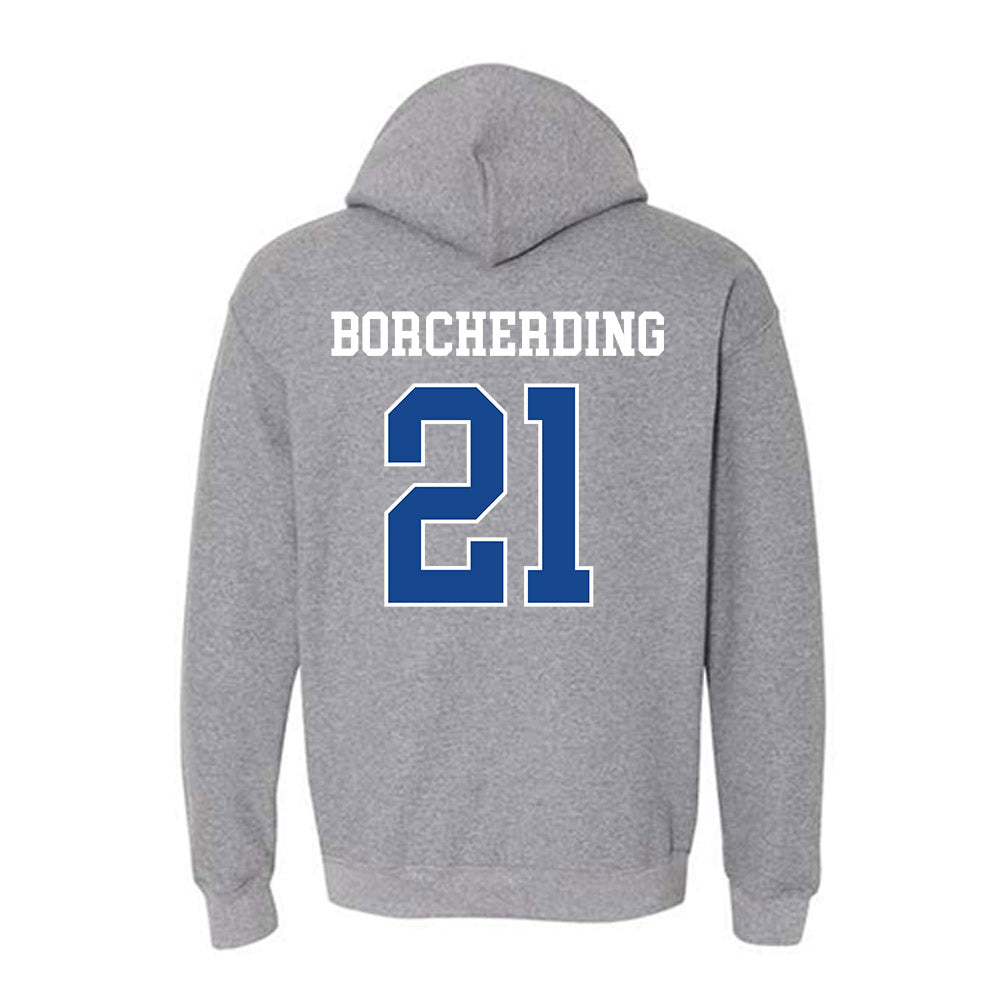 Boise State - NCAA Women's Basketball : Mason Borcherding - Classic Fashion Shersey Hooded Sweatshirt-1