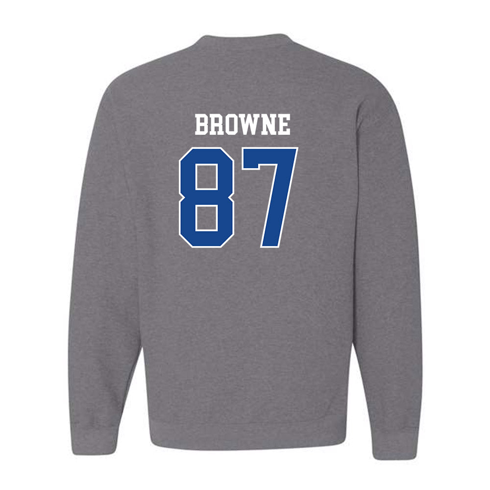 Boise State - NCAA Football : Keawe Browne - Classic Fashion Shersey Crewneck Sweatshirt-1