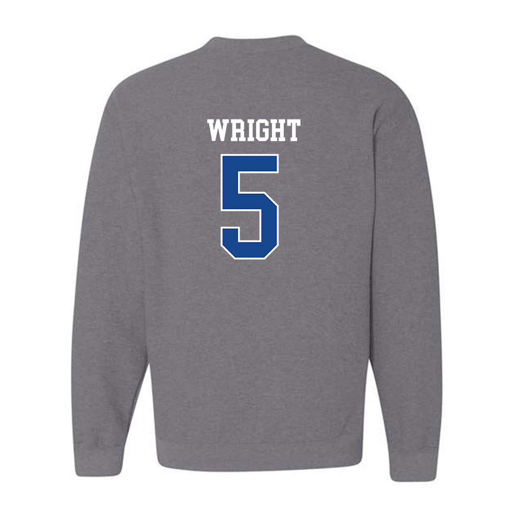 Boise State - NCAA Football : Akeem Wright - Classic Fashion Shersey Crewneck Sweatshirt-1