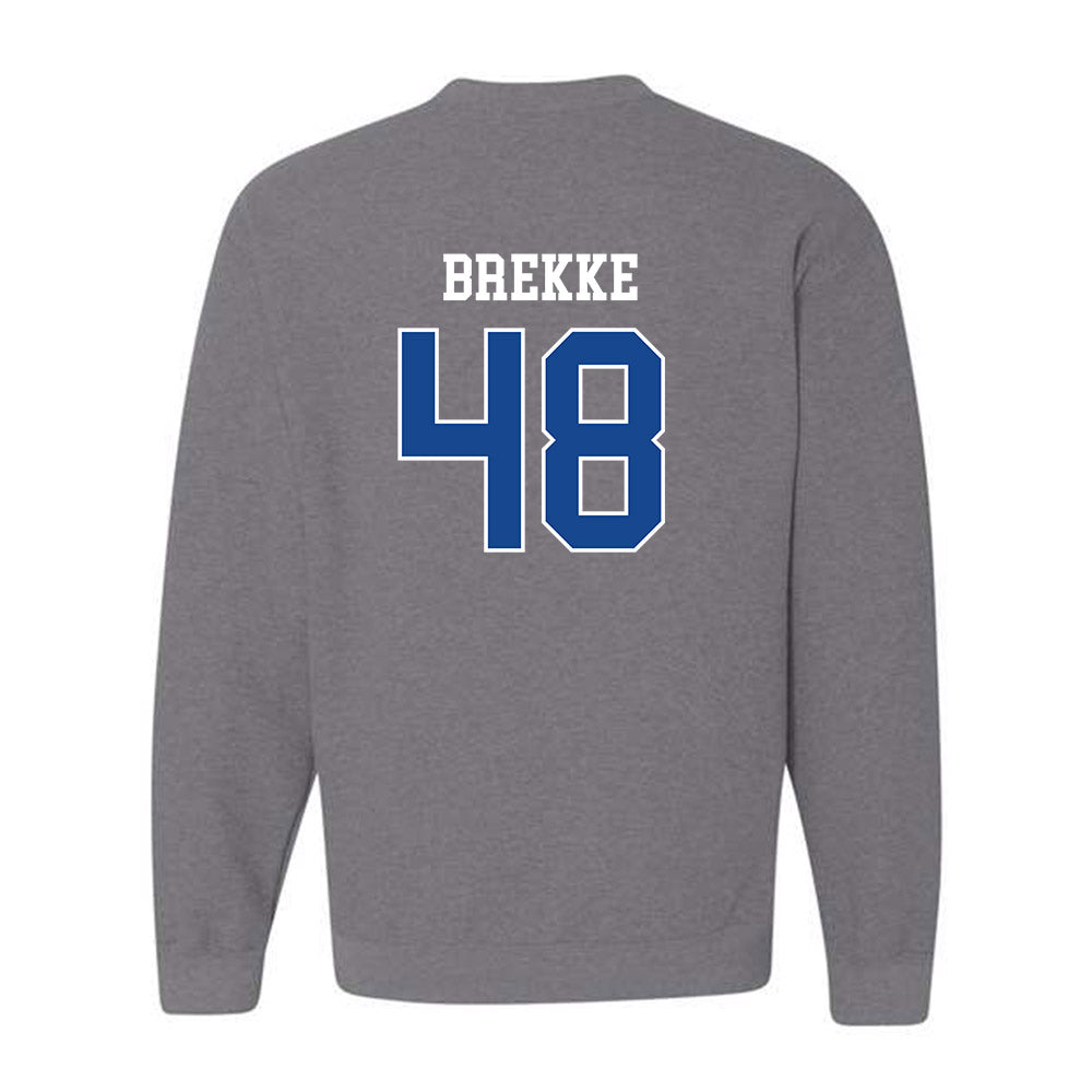 Boise State - NCAA Football : Ryan Brekke - Classic Fashion Shersey Crewneck Sweatshirt-1