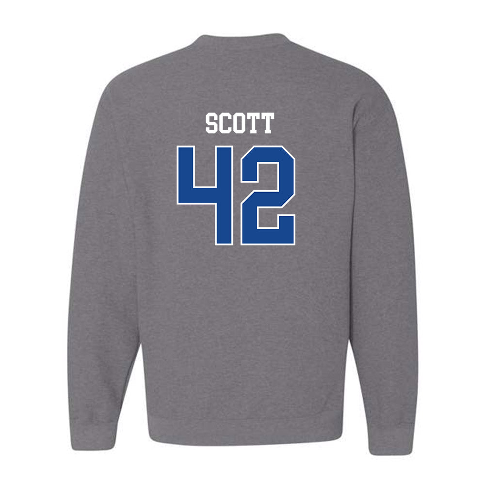 Boise State - NCAA Football : Bradan Scott - Classic Fashion Shersey Crewneck Sweatshirt-1
