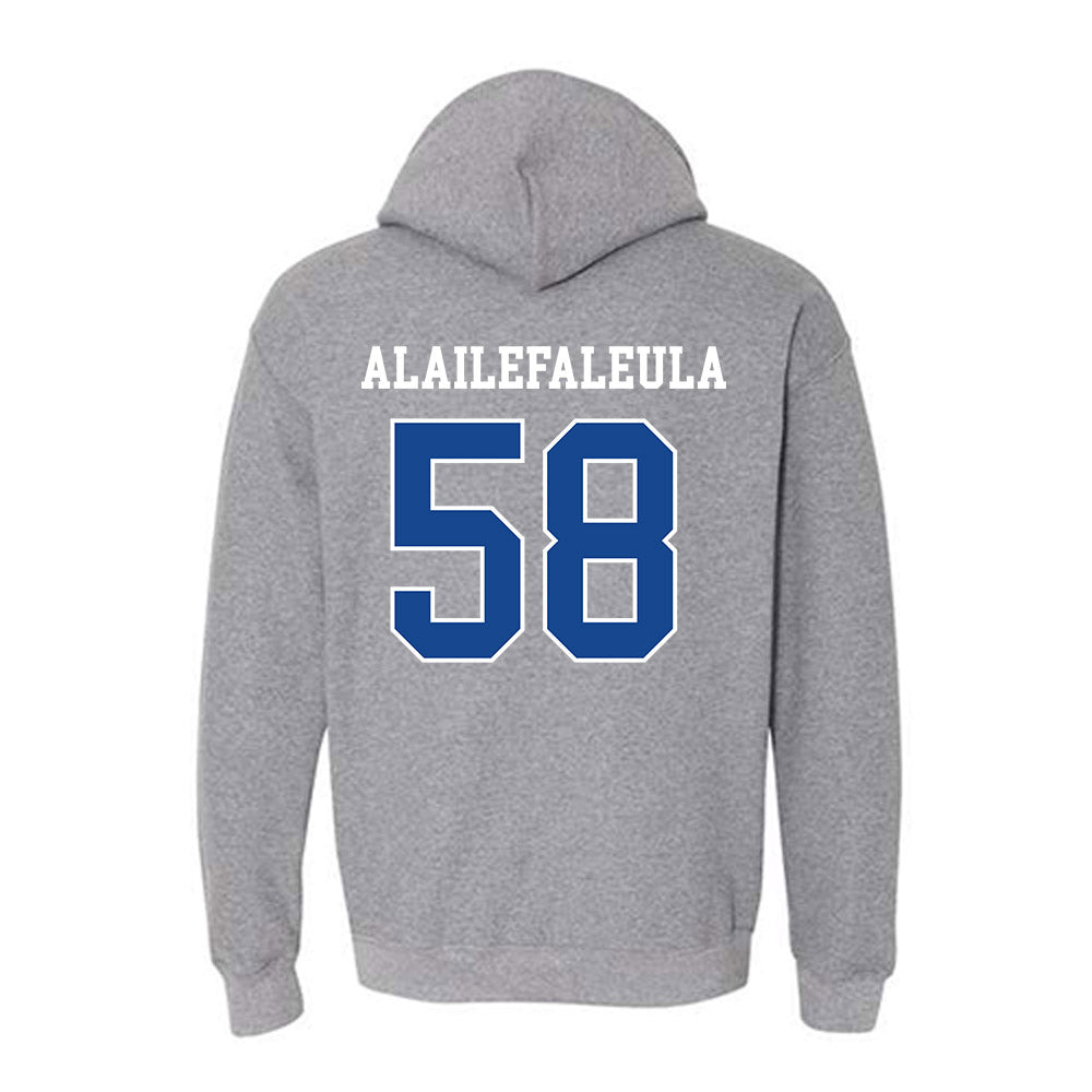 Boise State - NCAA Football : Deuce Alailefaleula - Classic Fashion Shersey Hooded Sweatshirt-1