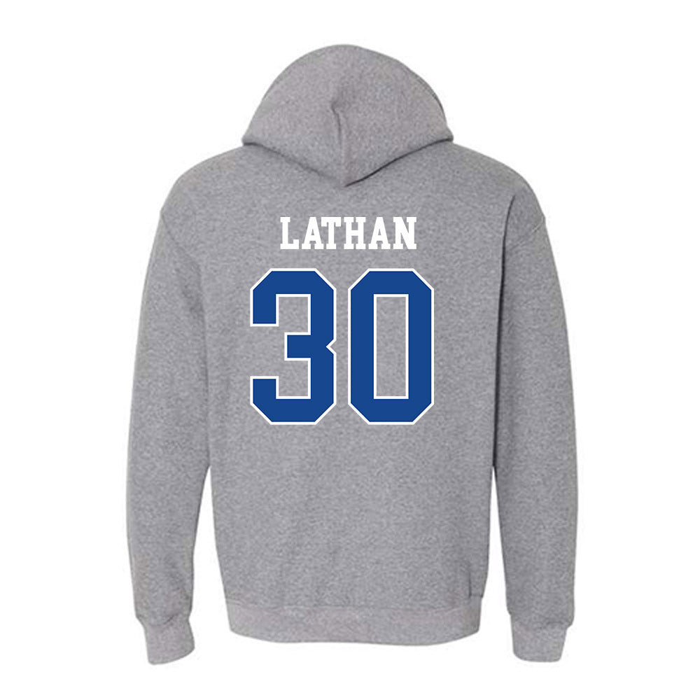 Boise State - NCAA Men's Basketball : Ethan Lathan - Classic Fashion Shersey Hooded Sweatshirt-1