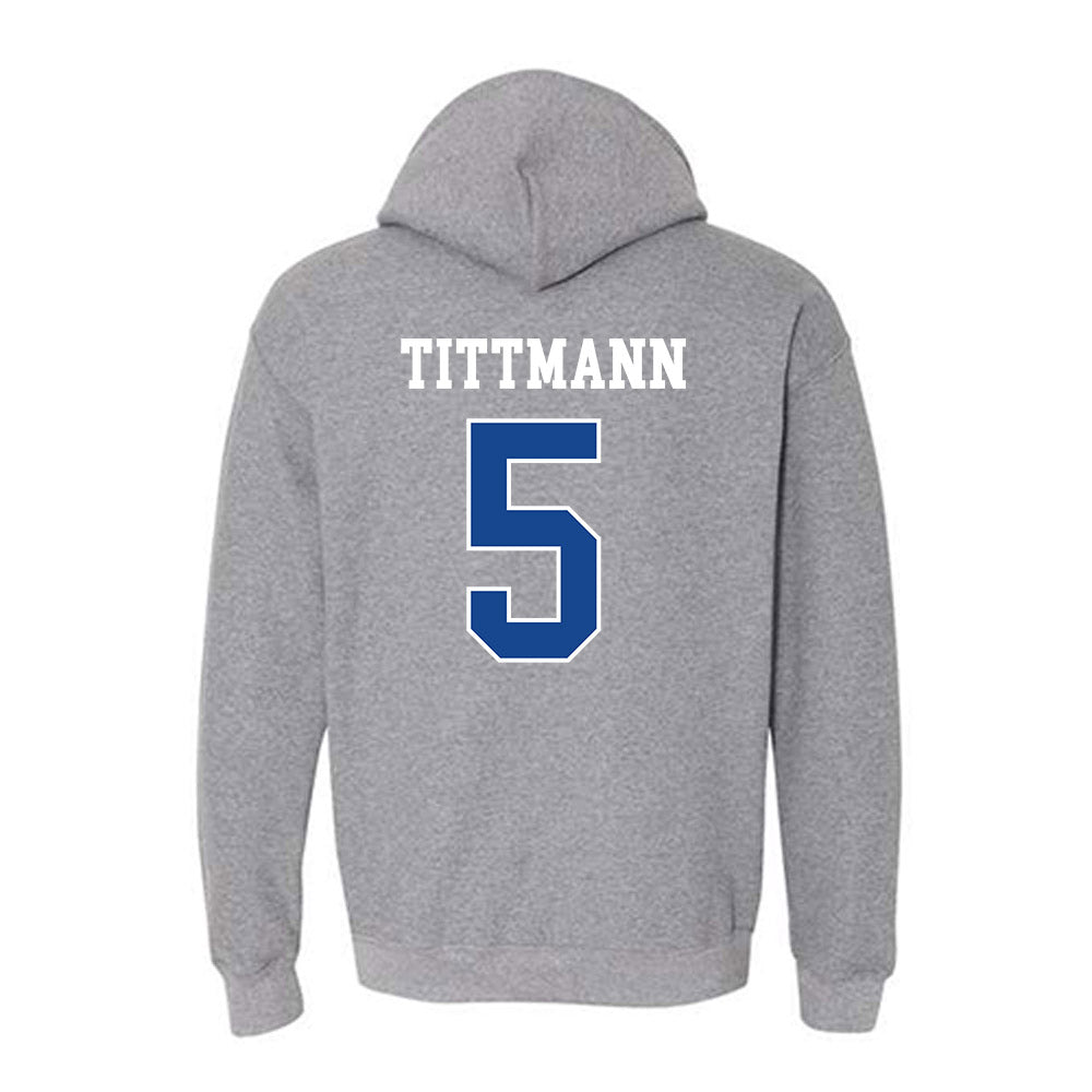 Boise State - NCAA Women's Volleyball : Azlynn Tittmann - Classic Fashion Shersey Hooded Sweatshirt-1