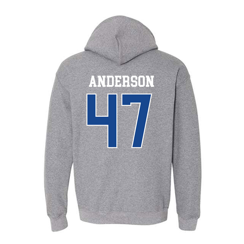 Boise State - NCAA Football : Kaden Anderson - Classic Fashion Shersey Hooded Sweatshirt-1