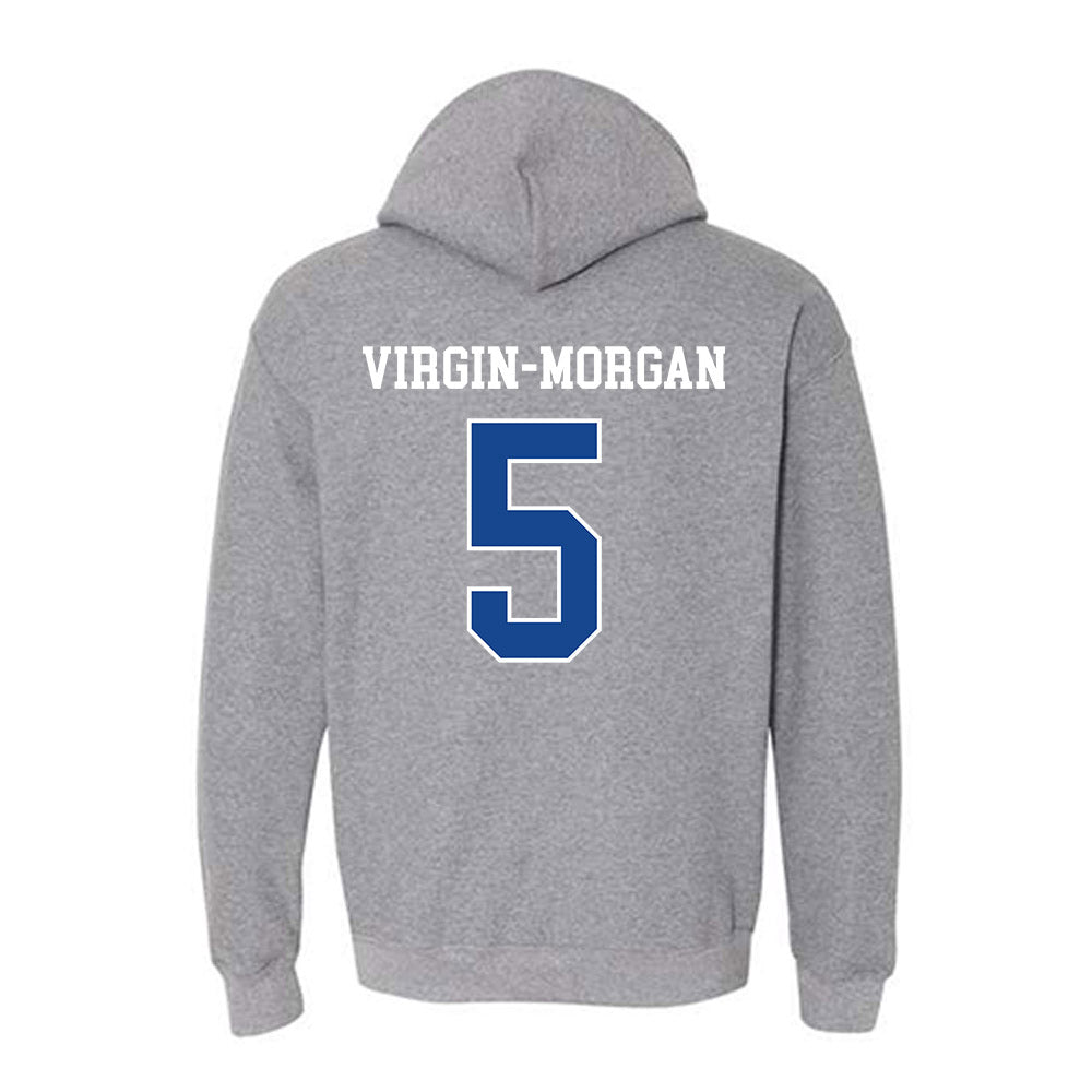 Boise State - NCAA Football : Jayden Virgin-Morgan - Classic Fashion Shersey Hooded Sweatshirt-1